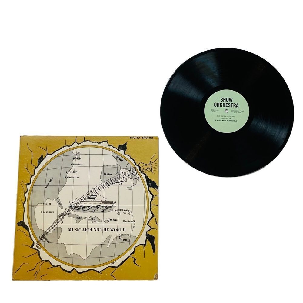 10/$25🦋 Autographed Copy Ship's Orchestra Music Around the World Vinyl Record - Picture 8 of 12